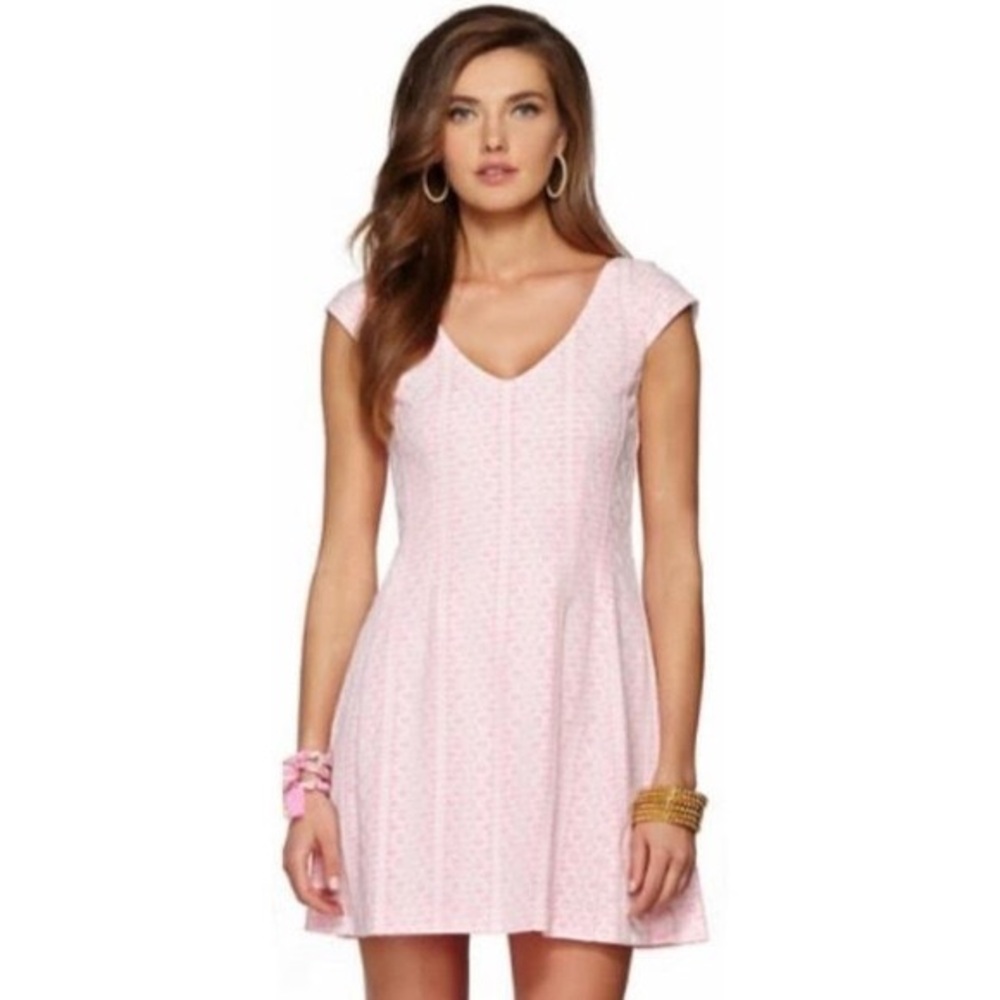Lilly Pulitzer Pink Cap Sleeve Dress